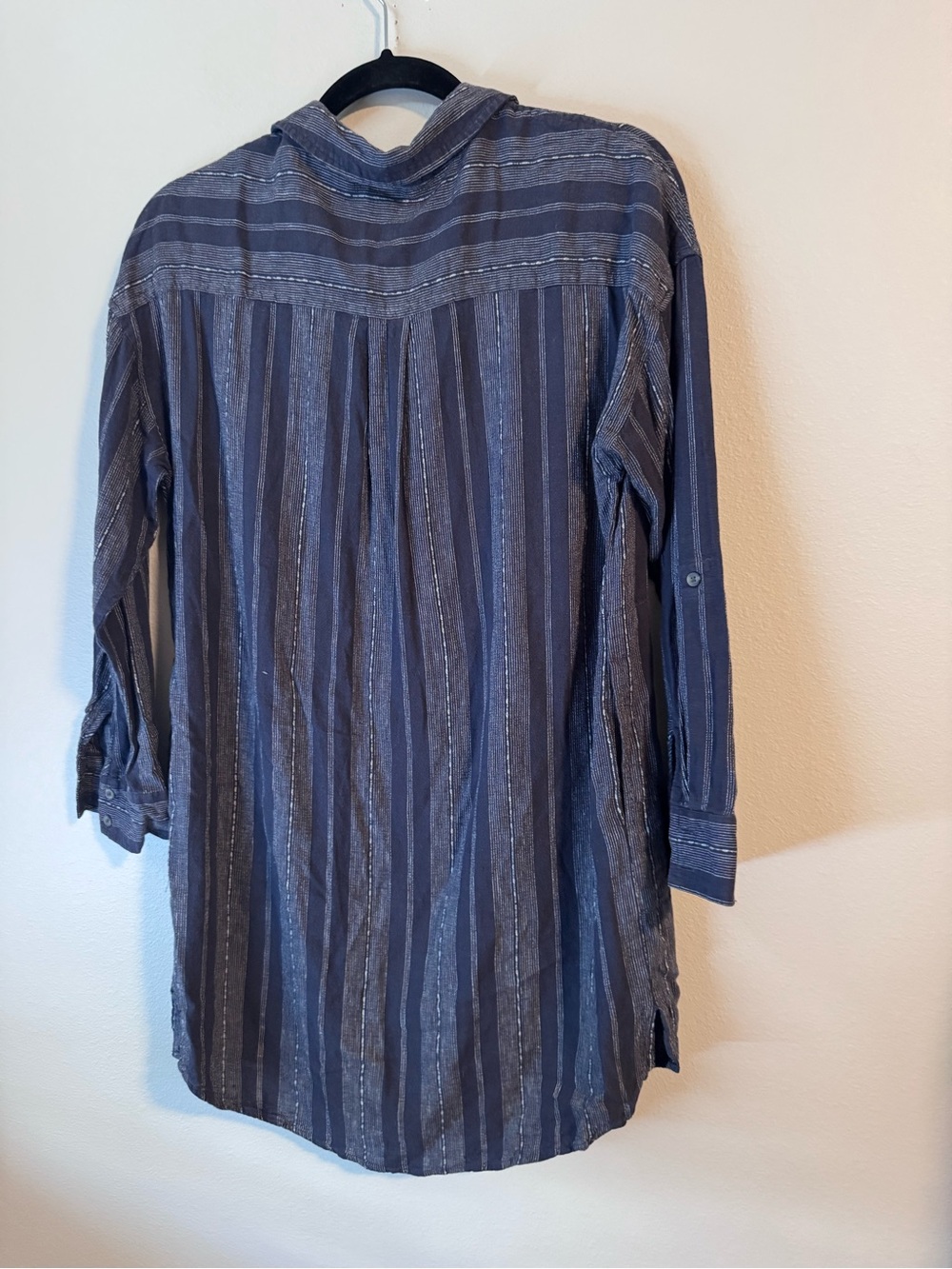 Women’s Striped Linen Blend Tunic - Picture 6 of 6